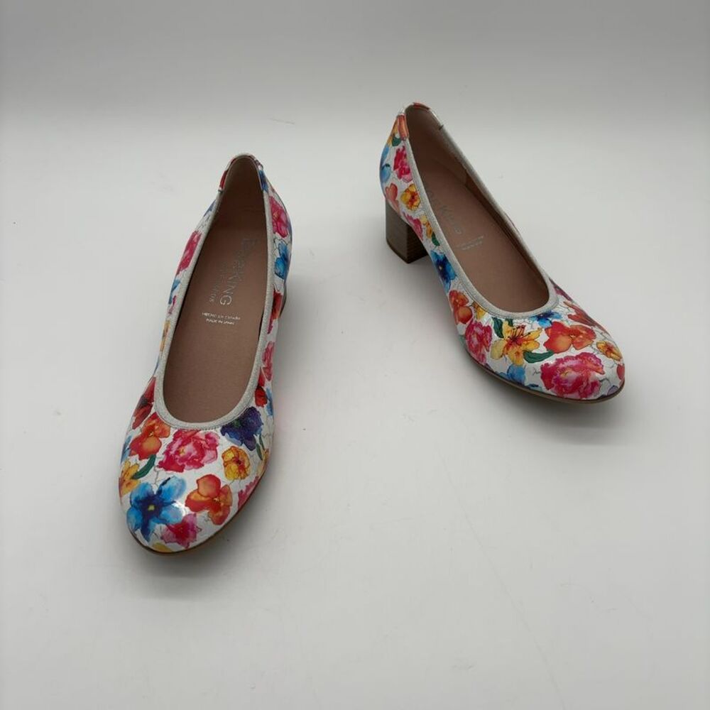 Dorking Fluchos Geminis D8469 Floral Heel Pumps